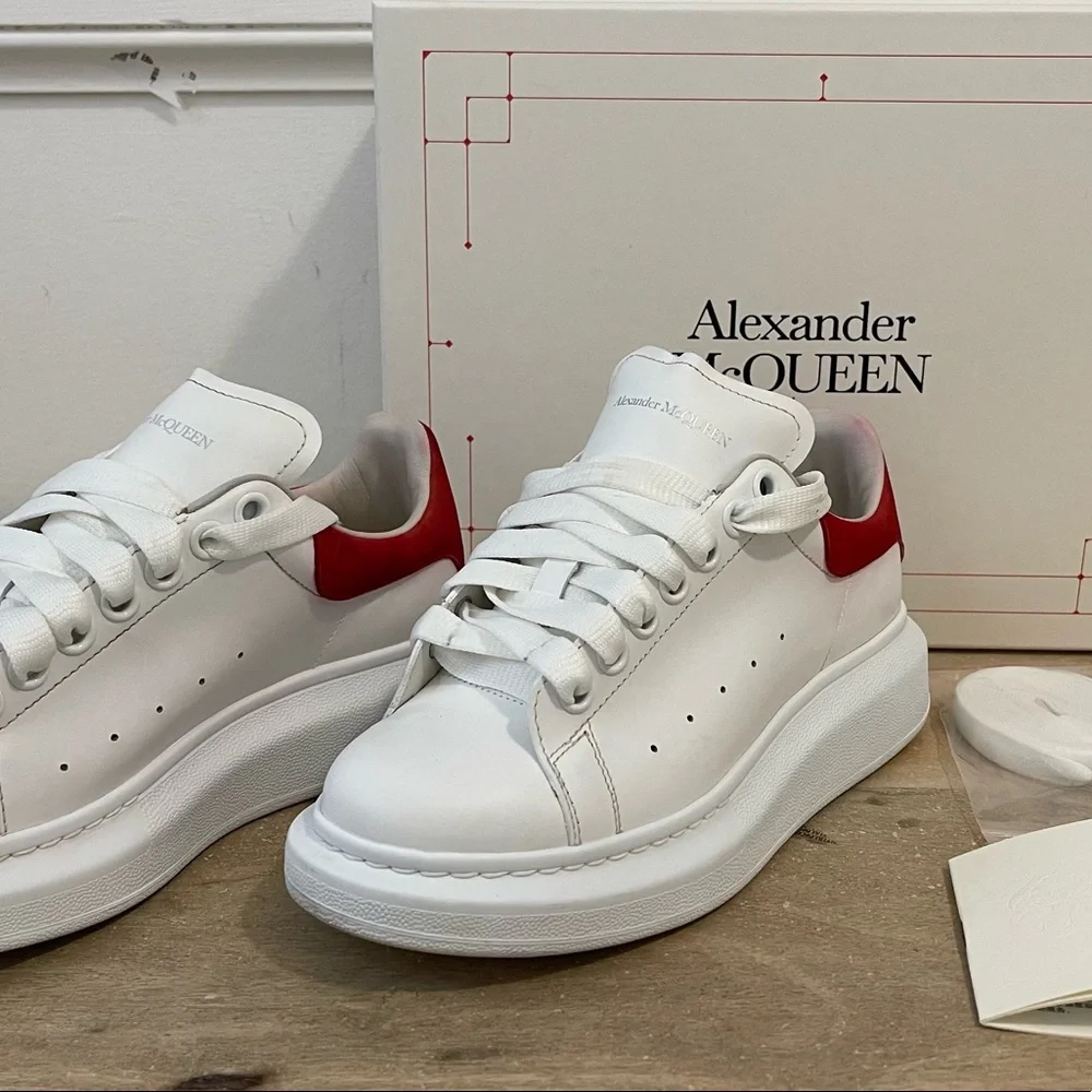 🔥Alexander McQueen oversized Leather Sneakers💃🏼 - Picture 6 of 12